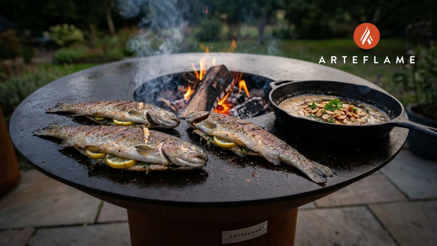 Classic French Grilled Whole Trout with Almond Butter (Trout Amandine)