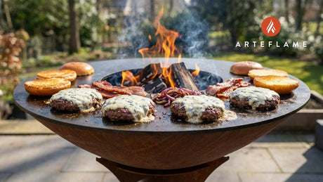 Smoky Oregon Blue Cheese Burger Recipe for Arteflame Grills