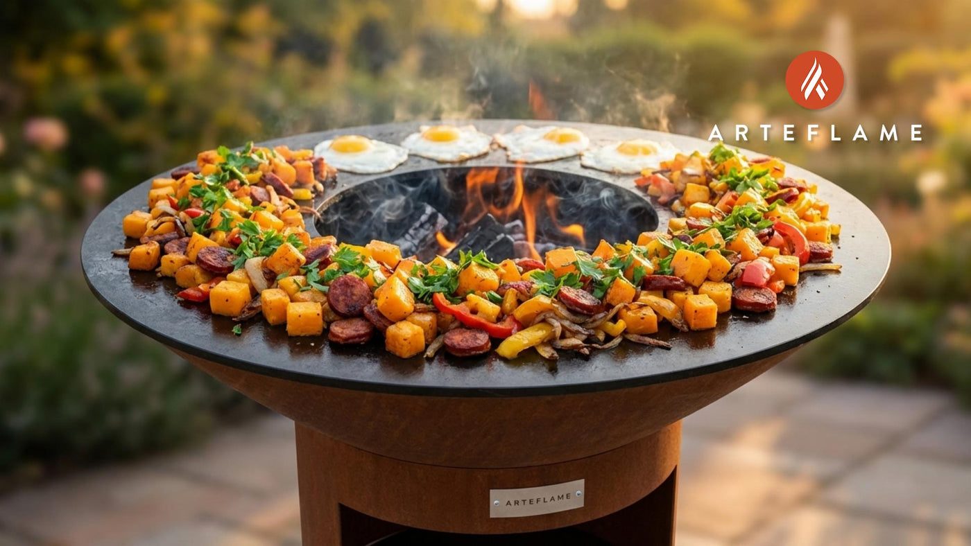 Butternut Squash and Chorizo Hash for the Grill or Skillet