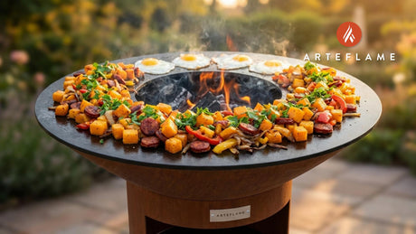 Butternut Squash and Chorizo Hash for the Grill or Skillet