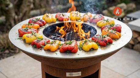 Nevada Grilled Peppers with Aged Balsamic Glaze