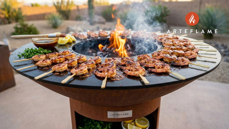 Spicy Nevada BBQ Shrimp Skewers for the Arteflame Grill