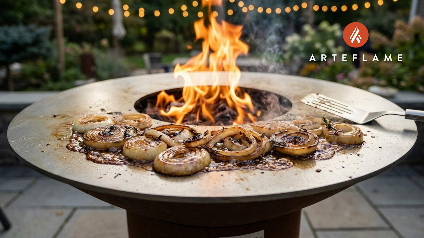 Sweet New Hampshire Maple Glazed Onions on the Arteflame Grill