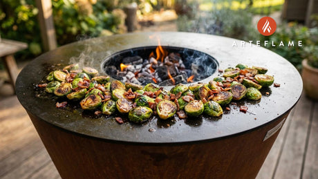 Smoky Sweet Vermont Maple Balsamic Grilled Brussels Sprouts