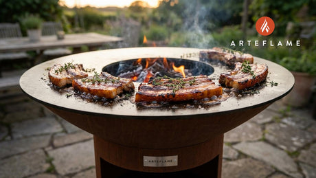 Golden Seared: Swedish Thyme Honey Glazed Pork Belly on the Arteflame