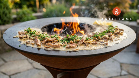 Grilled Swiss Züri Geschnetzeltes: Authentic Veal & Mushroom Ragout on the Arteflame