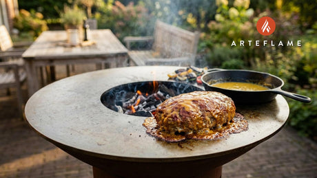 Grilled South Carolina Lowcountry BBQ Meatloaf with Gold Sauce