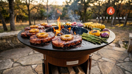 Grilled Kansas-Style Pineapple Glazed Ham Steaks