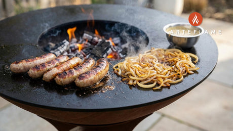 Authentic Belgian-Style Grilled Sausages with Creamy Mustard Sauce