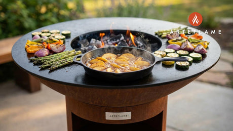 Oklahoma Sorghum Caramelized Apples on the Arteflame