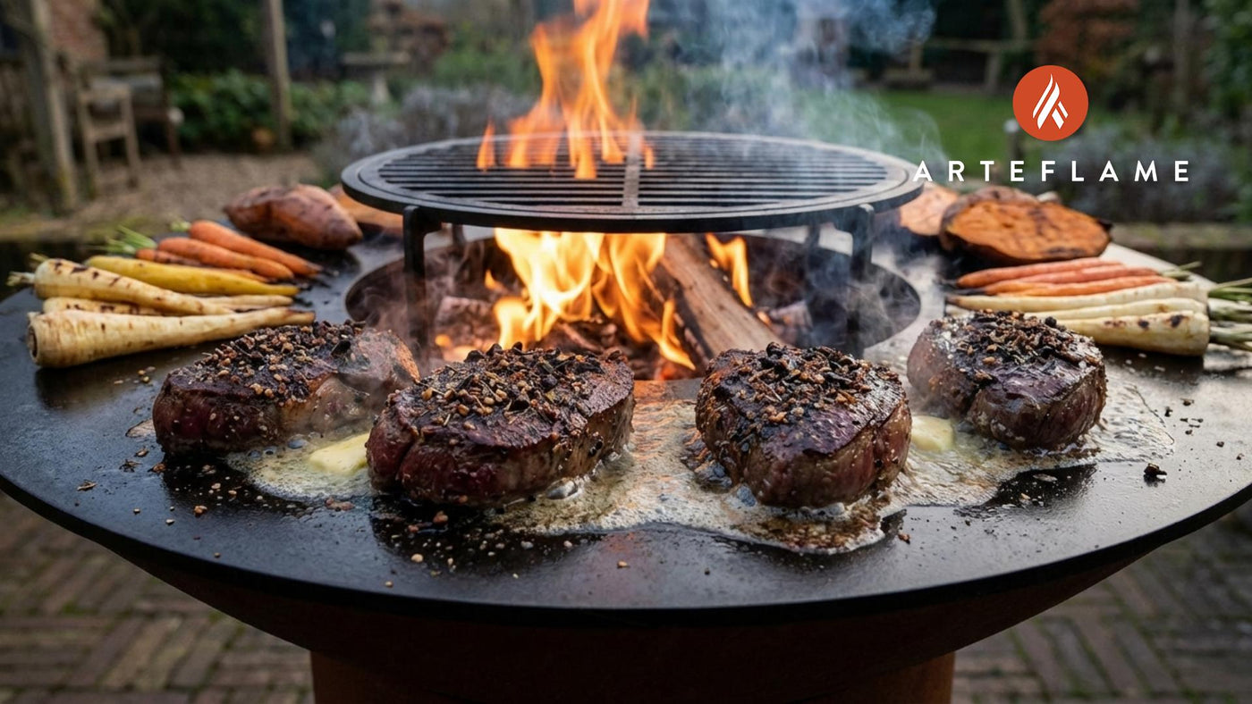 Smoked & Seared: Dutch Herb-Crusted Venison Steaks on the Arteflame