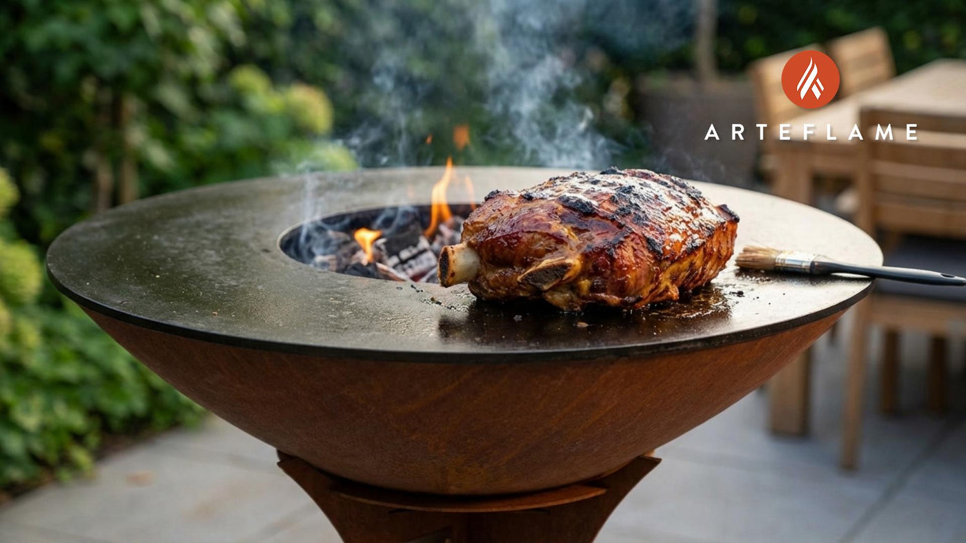 Slow-Grilled Pork Shoulder with Honey Mustard Glaze: A Flavor-Rich BBQ Favorite