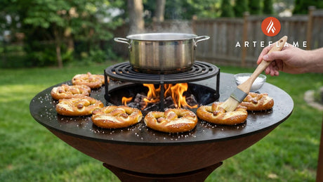 Authentic New York Style Grilled Soft Pretzels