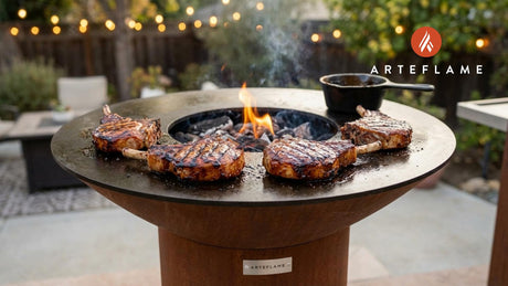 Smoky & Sweet: California Grilled Bourbon Glazed Pork Chops on the Arteflame
