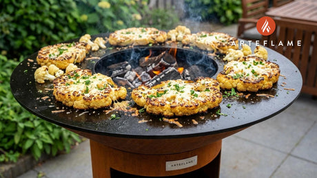 Perfect Iowa-Style Grilled Cauliflower Steaks on the Arteflame