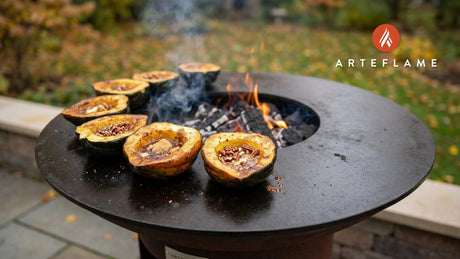 Smoky Virginia-Style Roasted Acorn Squash on the Arteflame Grill