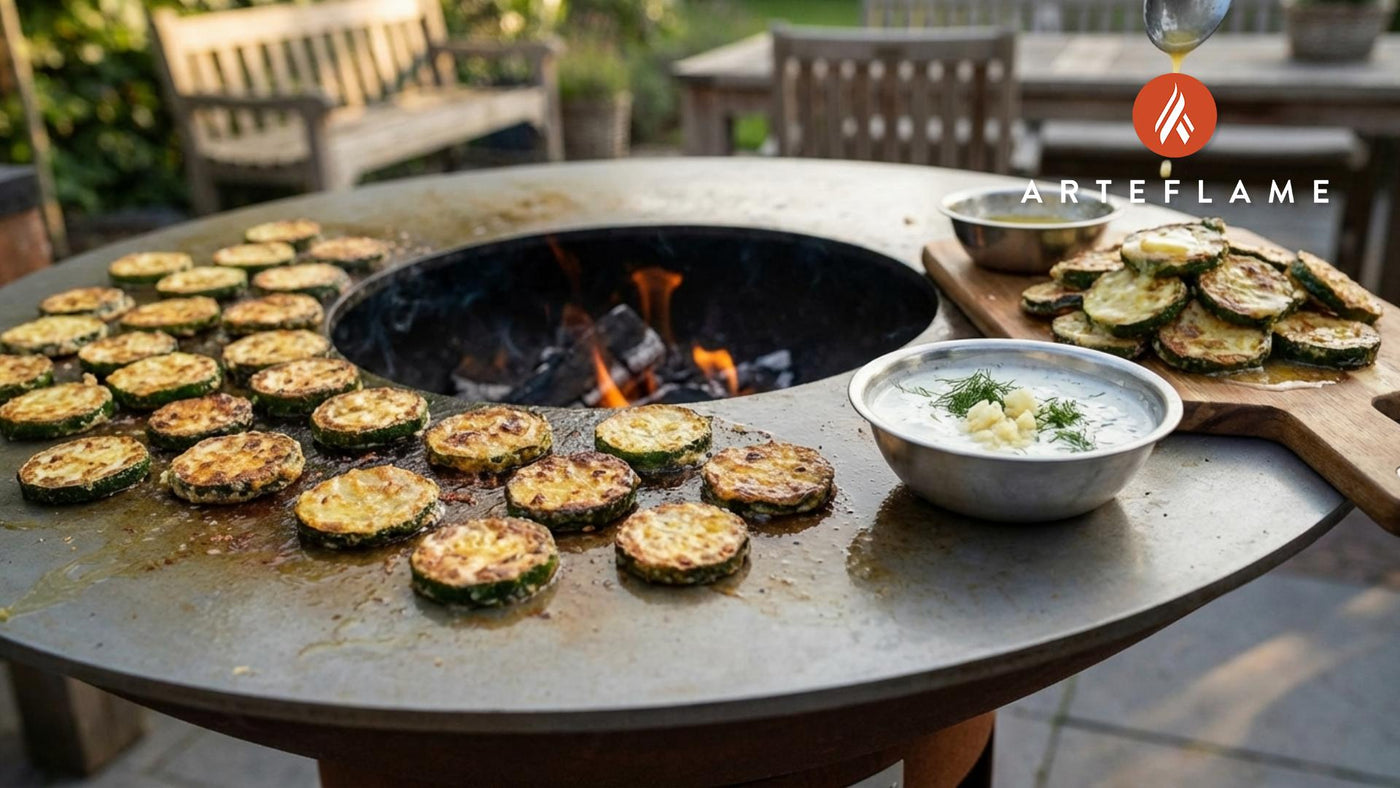 Authentic Albanian Grilled Zucchini with Garlic Butter & Yogurt