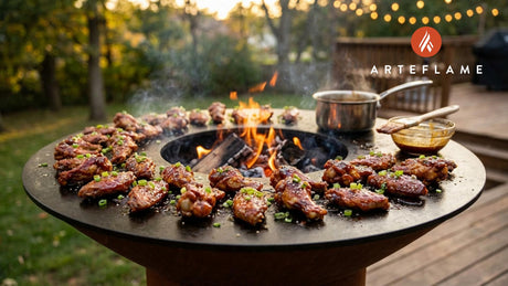 Smoky Wisconsin Maple Bourbon Glazed Grilled Wings Recipe