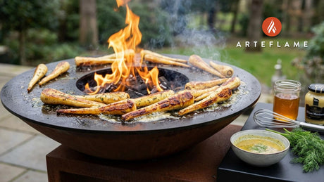 Norwegian Grilled Parsnips with Sweet Mustard Dressing Recipe