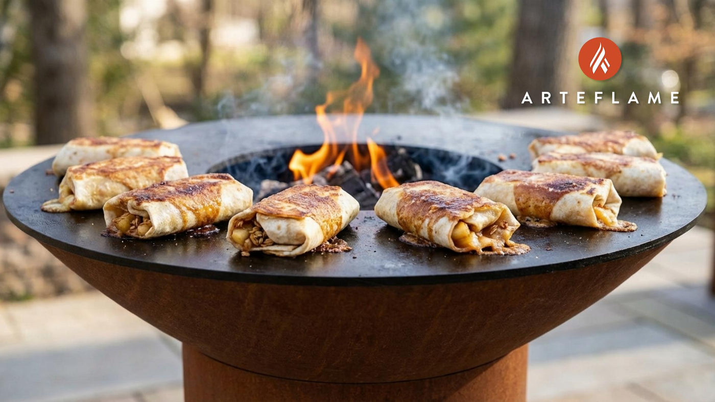 Grilled Dutch Apple Pie Wraps: A Crispy Arteflame Dessert