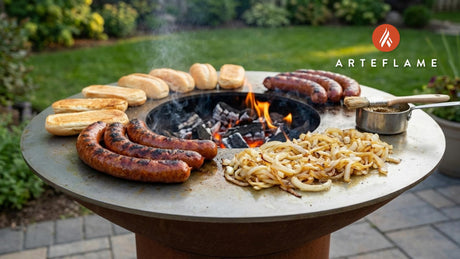 Classic Nebraska Grilled Kielbasa with Caramelized Onions