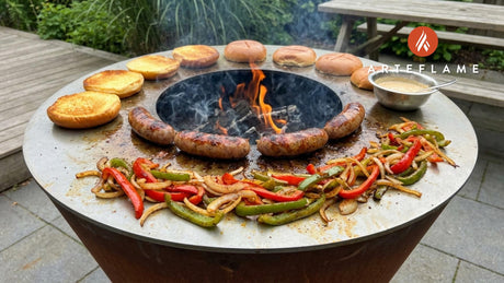 Smoky Louisiana Grilled Duck Sausage with Zesty Remoulade