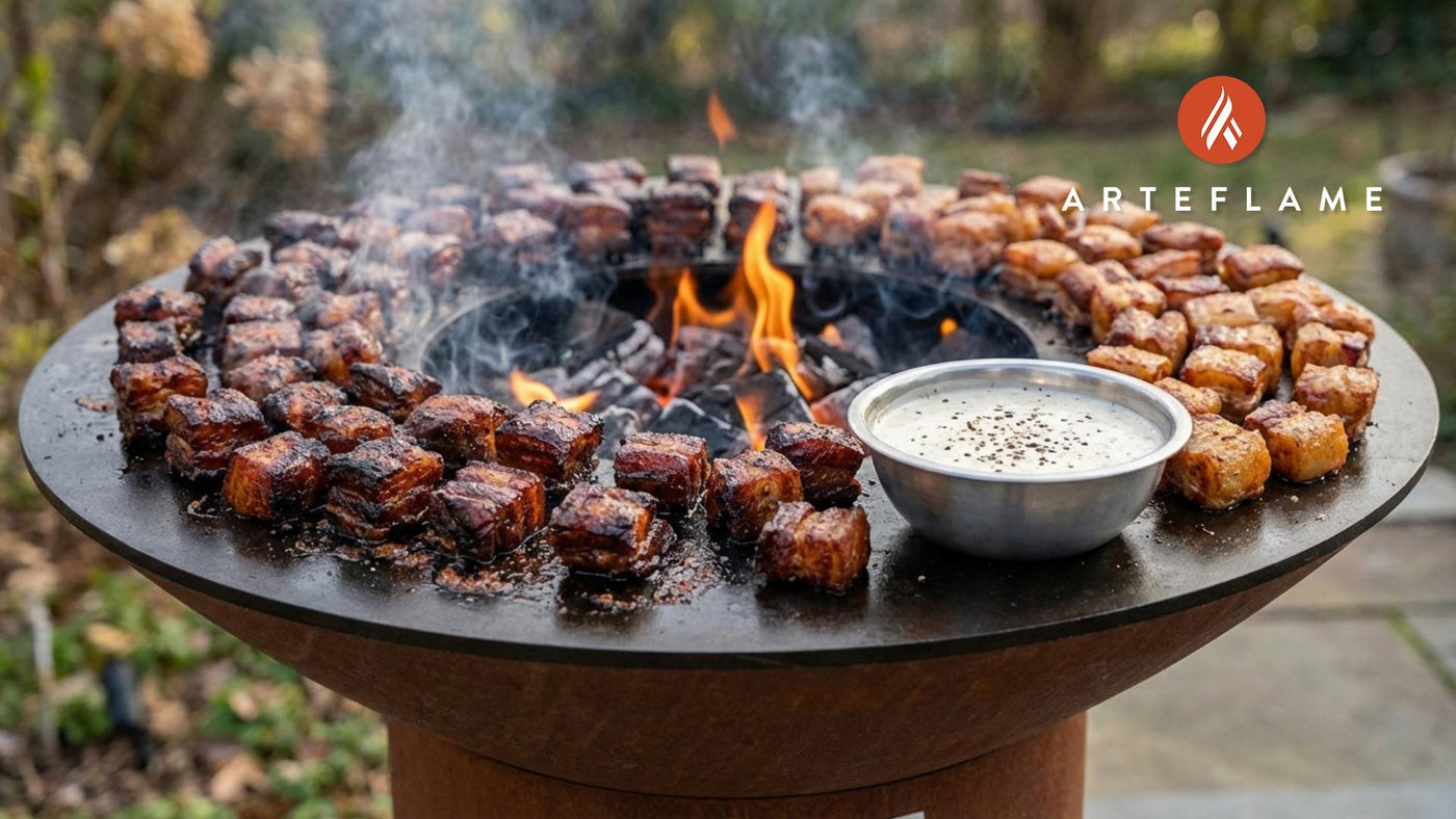 Alabama White Gold: Smoked Pork Belly Burnt Ends on the Arteflame