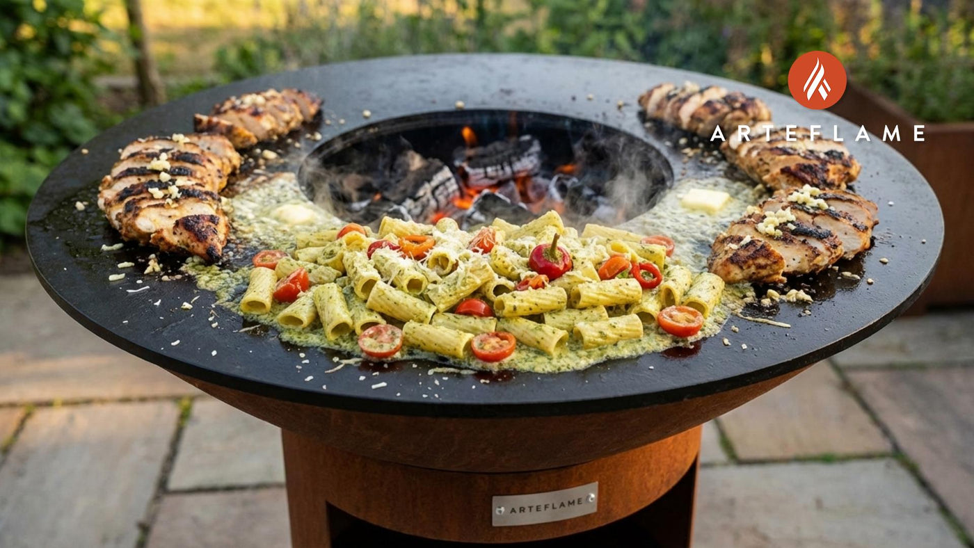 Grilled Pesto Chicken Riggies: A Flavor-Packed Outdoor Pasta Dinner