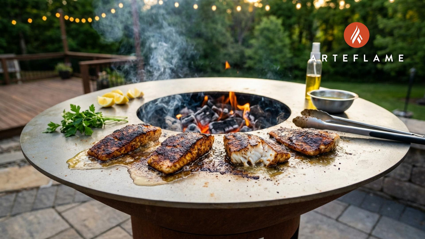 South Carolina Style Blackened Grouper on the Arteflame Grill