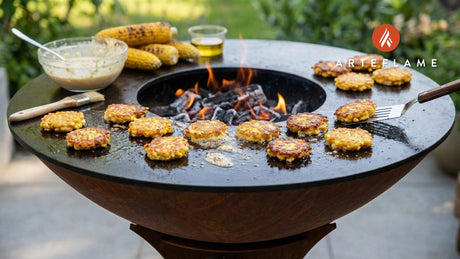 Smoky Tennessee Grilled Corn Fritters Recipe on the Arteflame