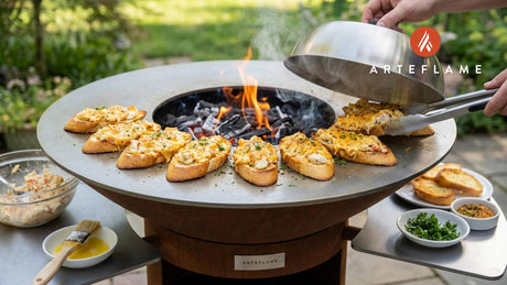 Smoky Maryland Eastern Shore Crab Toast on the Arteflame Grill
