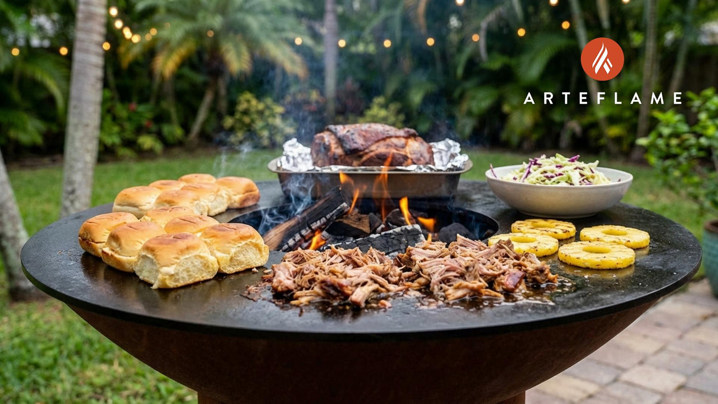 Grilled Kalua Pork Sliders with Hawaiian-Style Sweetness