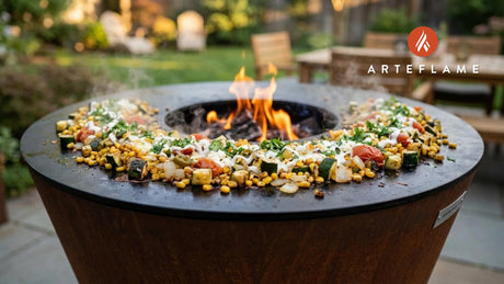 Smoky Mexican Grilled Calabacitas with Melted Cheese