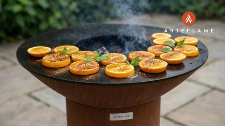 Portuguese Grilled Oranges with Honey & Cinnamon