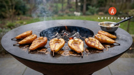 Canadian Grilled Pears with Cinnamon and Honey Glaze