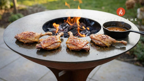 Grilled Belgian Duck Legs with Savory Orange Glaze