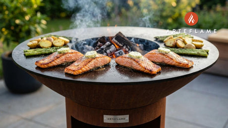 Grilled Swedish Salmon with Lemon Dill Butter