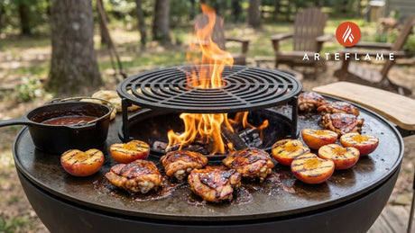 Smoky Georgia Peach BBQ Chicken Recipe for the Arteflame Grill