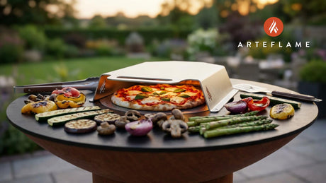 Authentic New Jersey Tomato & Basil Pizza on the Arteflame Grill