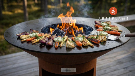 Norwegian Grilled Root Vegetables with Savory Herb Butter