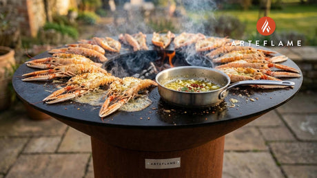 Grilled Scottish Scampi with Lemon Garlic Butter Recipe