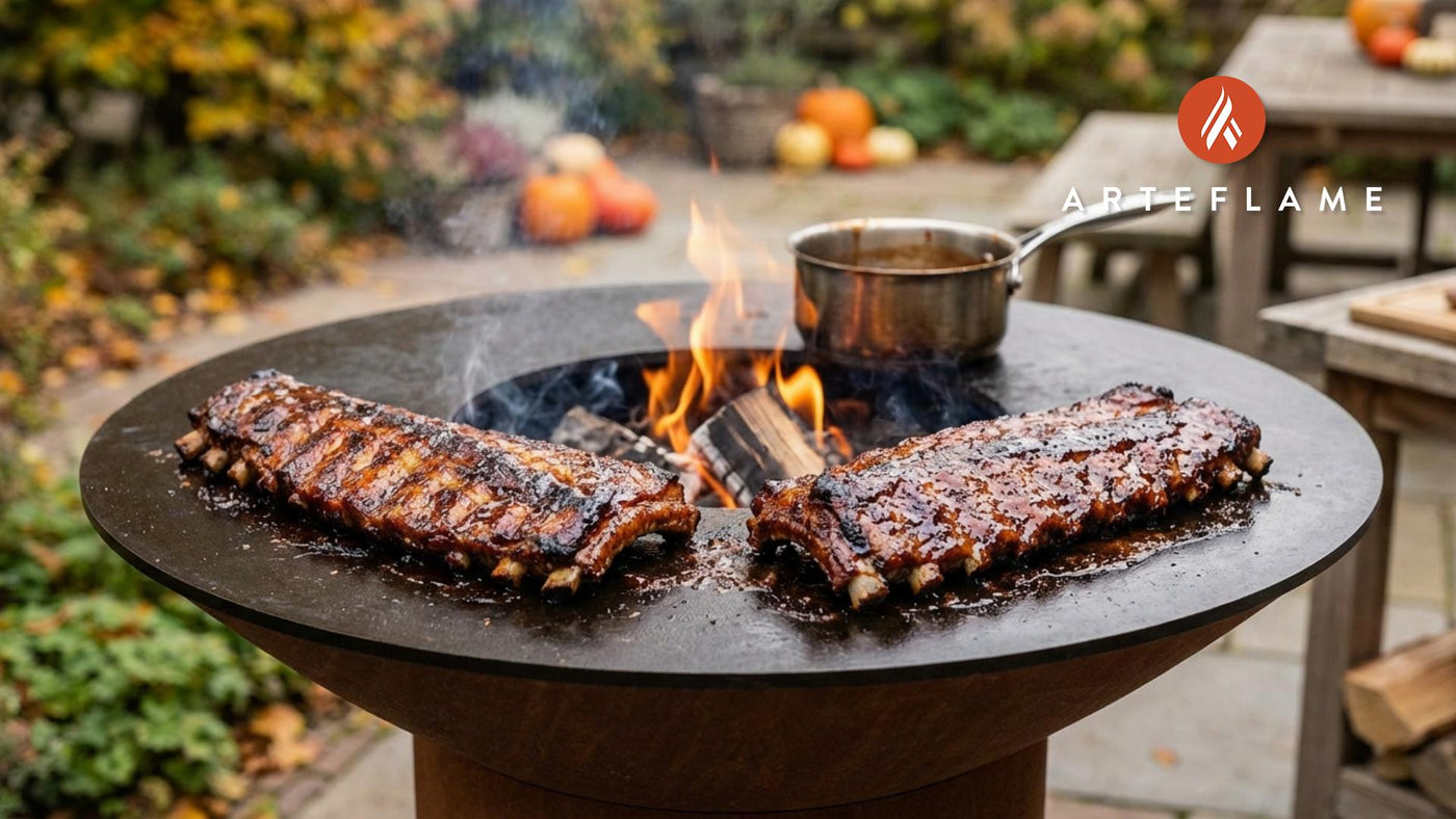 Virginia Spiced Apple Cider Grilled Pork Ribs