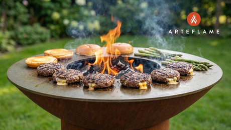 Washington Cougar Gold Stuffed Burger Recipe for Arteflame Grills