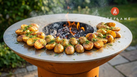 Crispy Albanian Grilled Baby Potatoes Recipe | Arteflame Grill