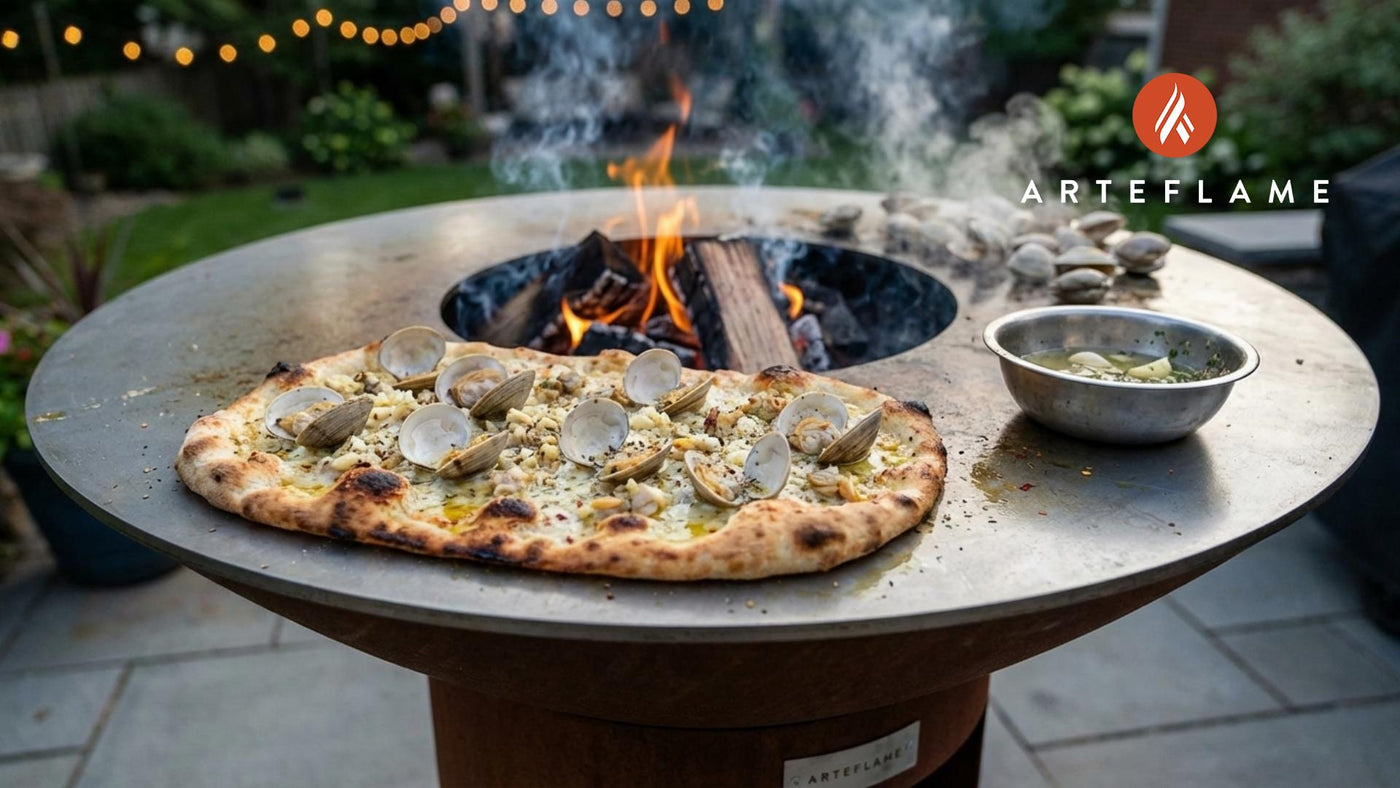 Grilled Connecticut White Clam Pizza: A New Haven Classic on the Arteflame