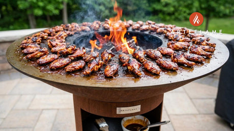 Authentic Michigan BBQ Chicken Wings on the Arteflame