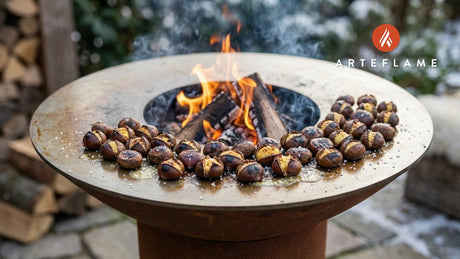Classic French Grilled Chestnuts with Sea Salt