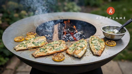 Perfectly Seared Grilled Michigan Whitefish with Lemon & Herbs