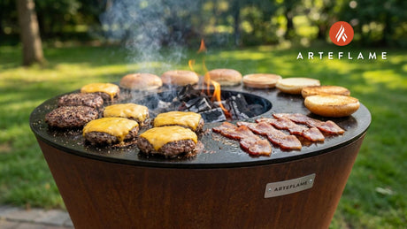 BBQ Grilled Bacon Cheeseburgers on the Arteflame Grill