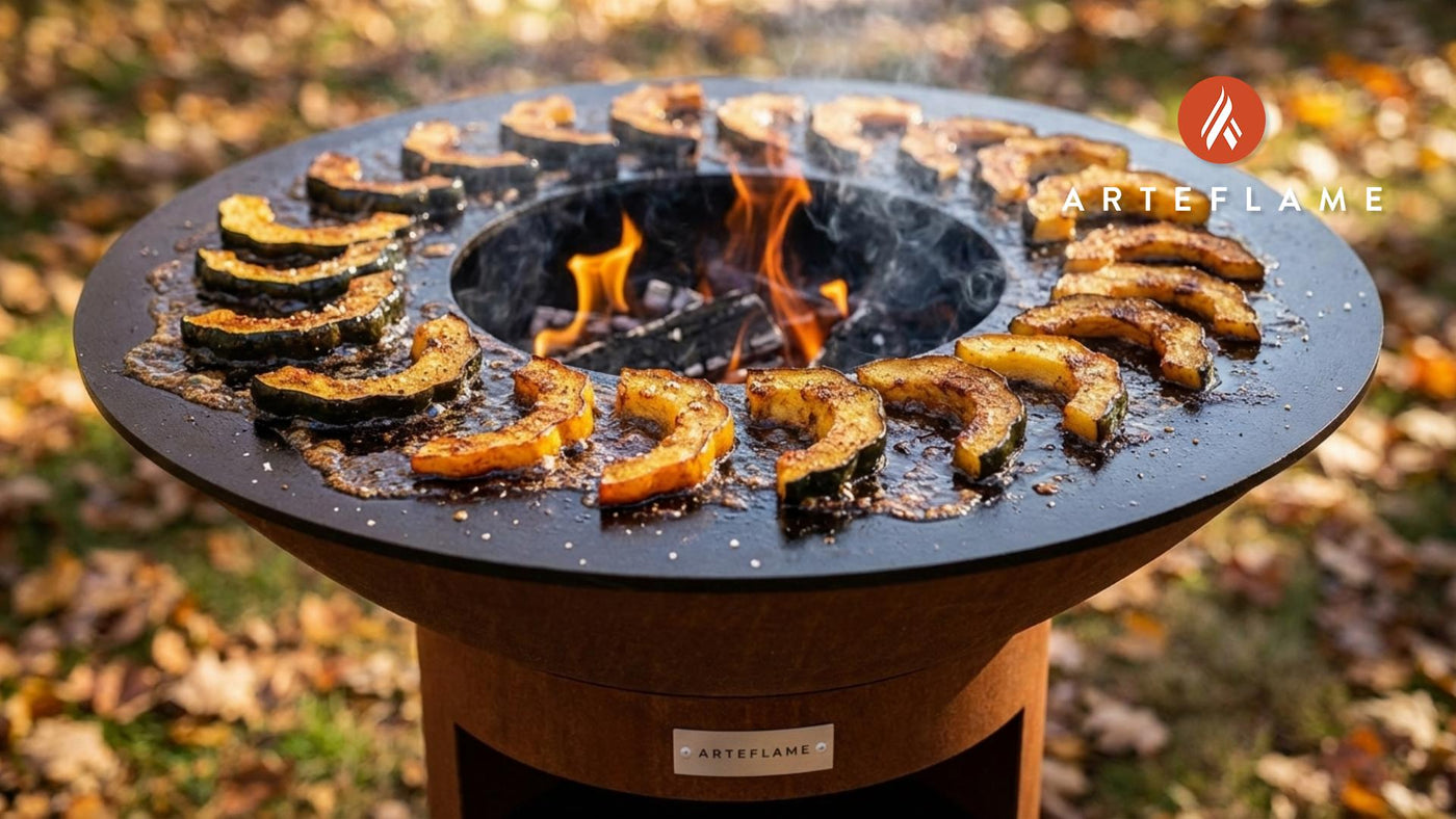 Grilled New Hampshire Maple Glazed Acorn Squash Recipe